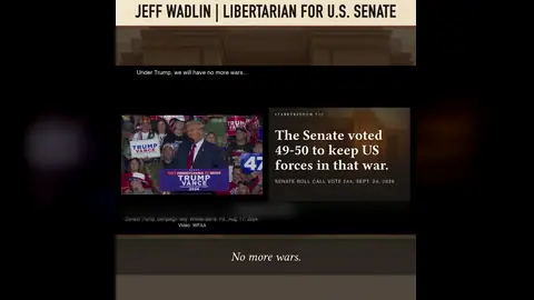Margin Is Calling (Cut II): Vote Jeff Wadlin for U.S. Senate